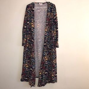 LLR Sarah Cardigan/Duster In Floral Print